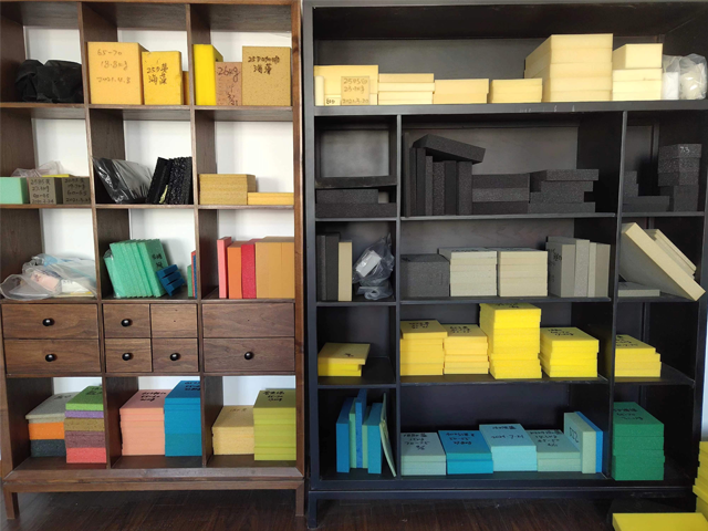 二厂电子海绵样品室